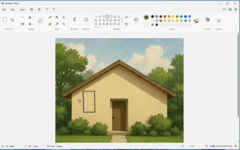 Windows11 画图工具迎重磅更新，自由旋转功能终于上线！